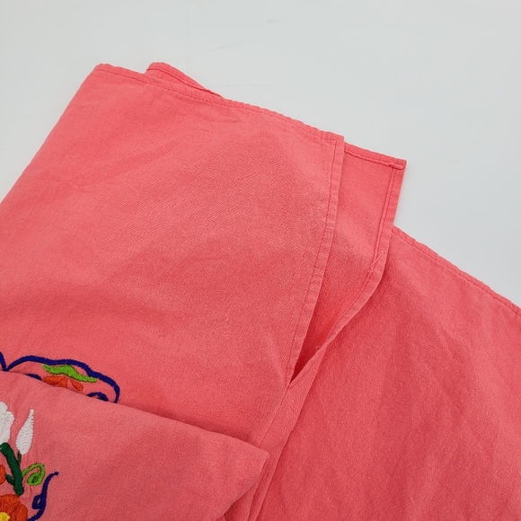 Blooming Floral Oaxacan Cotton Embroidered Dress - Picture 9 of 9